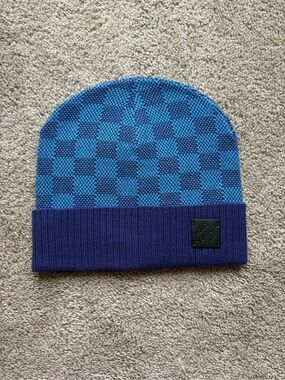Louis Vuitton Blue Beanie